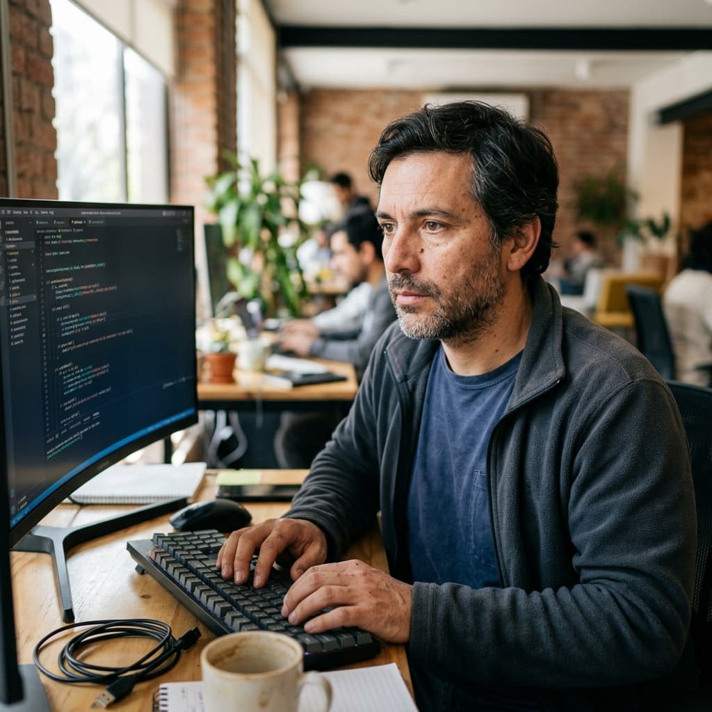 Desarrollador Senior Chileno en vscode
